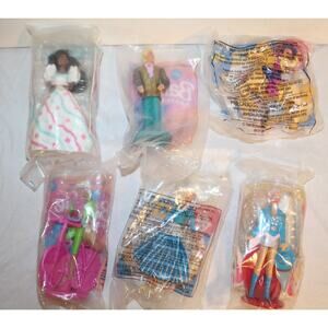 vintage mcdonald toy lot barbie all sealed